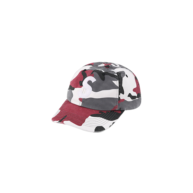 Supreme 水洗做舊 S Logo 老帽