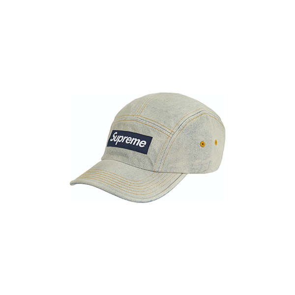 Supreme 23ss washed denim Bogo five-point hat