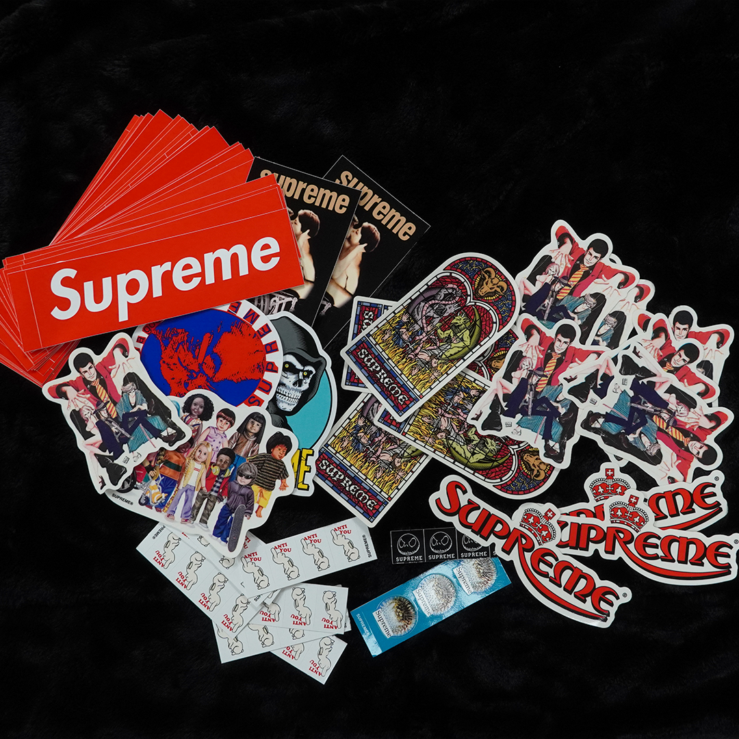 New store supreme stickers