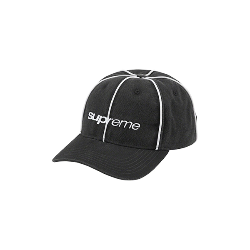 Supreme 22FW Piping 6-Panel ่ๅธฝ