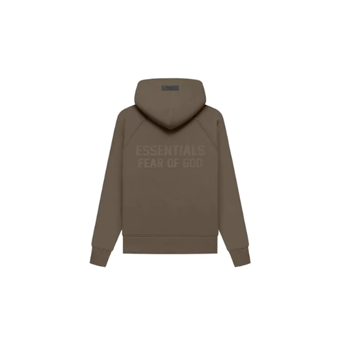 Essentials 22FW flocked logo hooded jacket 