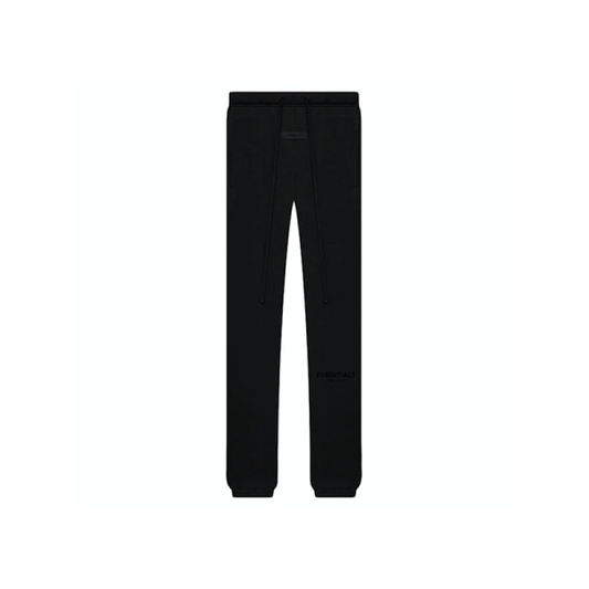 Essentials 22SS flocked logo cuffed cotton trousers