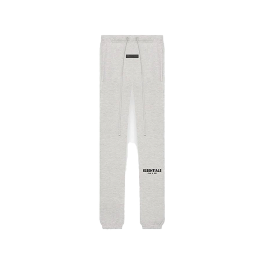 Essentials 22SS flocked logo cuffed cotton trousers