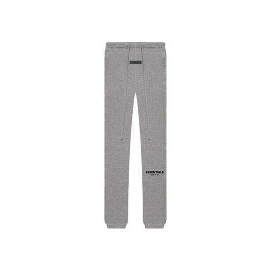 Essentials 22SS flocked logo cuffed cotton trousers