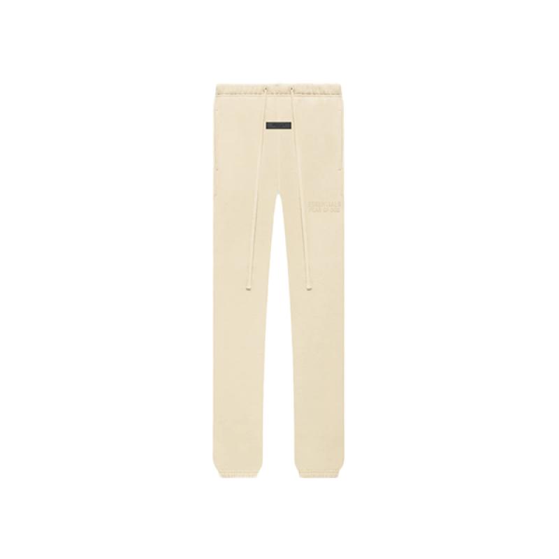 Essentials 22FW flocked logo cuffed cotton trousers