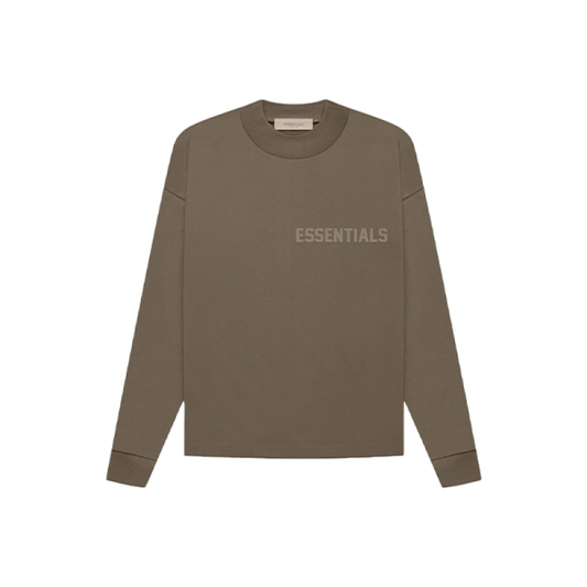 Essentials 22FW flocked logo long sleeves