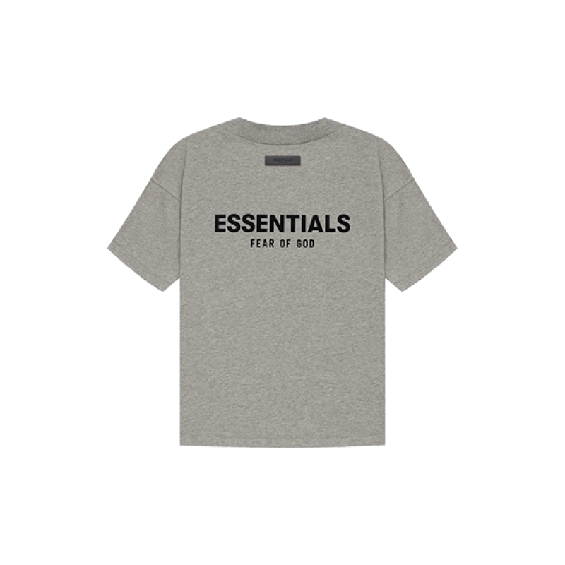 Essentials 22SS front and back flocked logo short sleeves