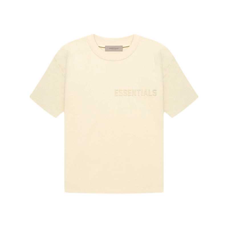 Essentials 22FW flocked logo short sleeves