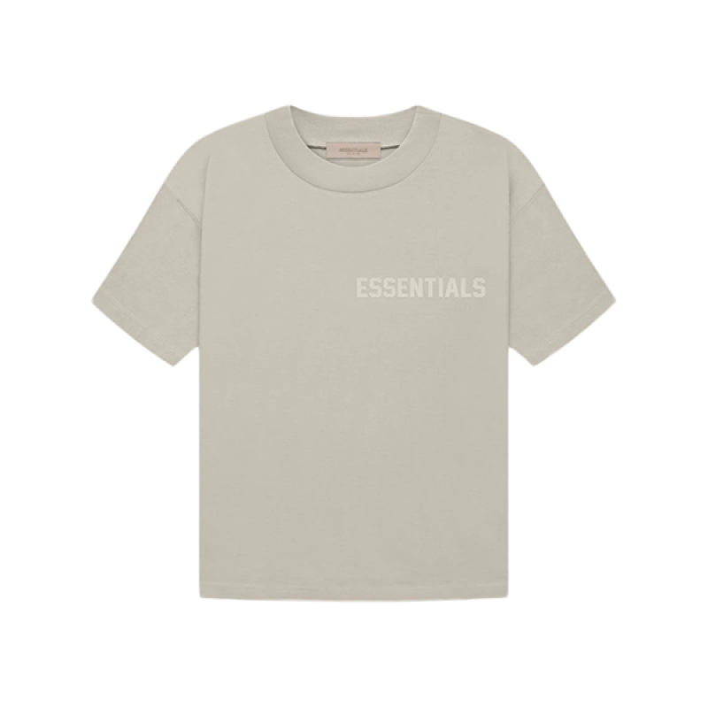 Essentials 22FW flocked logo short sleeves