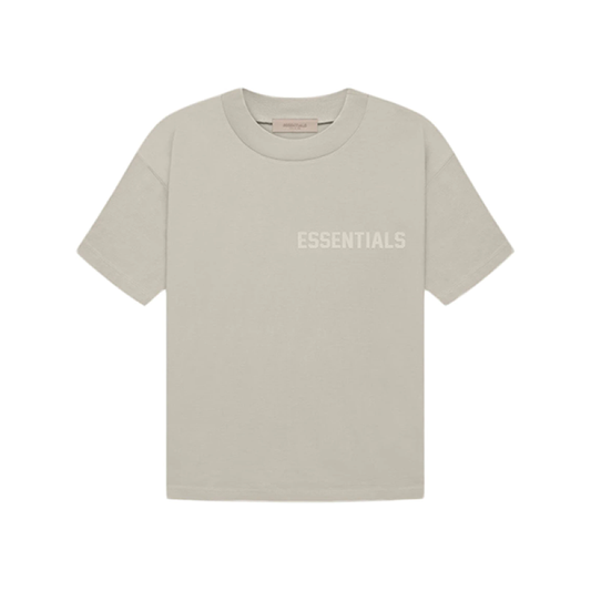 Essentials 22FW flocked logo short sleeves