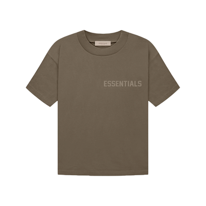 Essentials 22FW flocked logo short sleeves