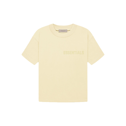 Essentials 22FW flocked logo short sleeves