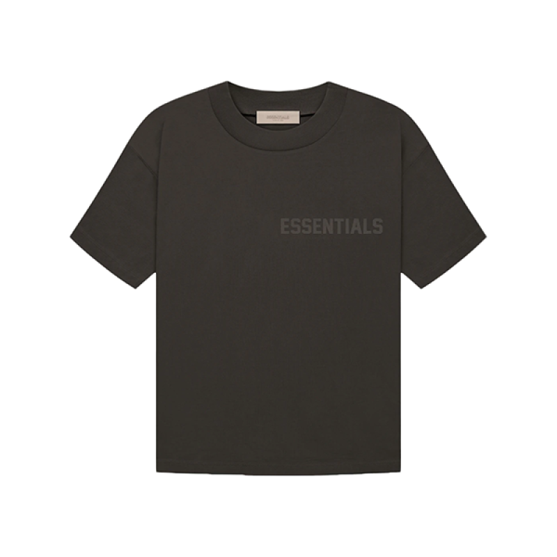 Essentials 22FW flocked logo short sleeves