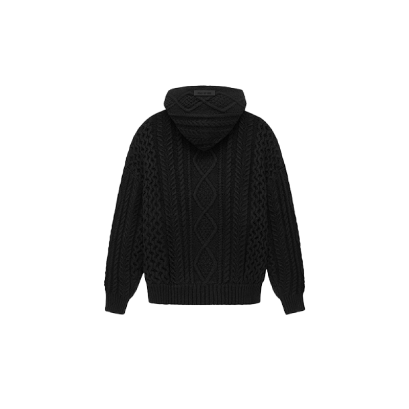 "預購" Essentials Black Collection 羅紋針織帽T