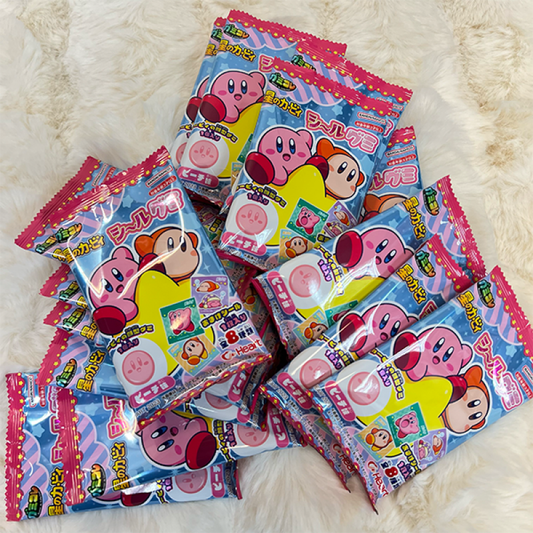 Kirby modeling gummies "includes stickers"