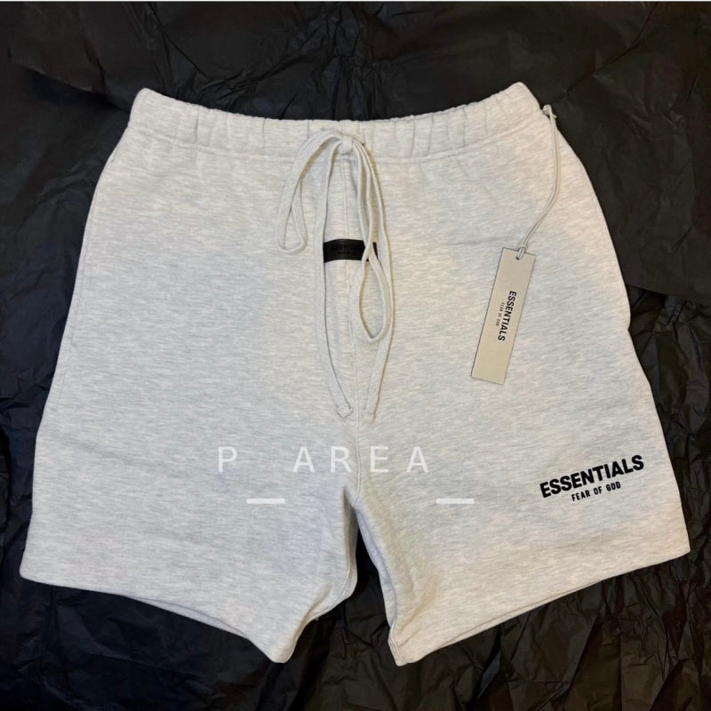 Essentials 22SS flocked logo shorts