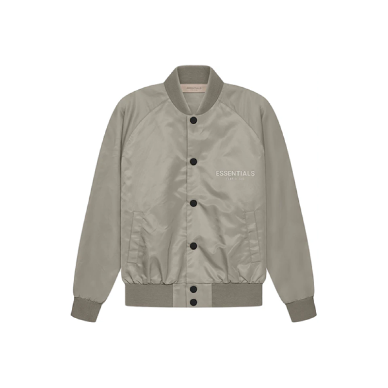 Essentials 22SS flocked logo bomber jacket