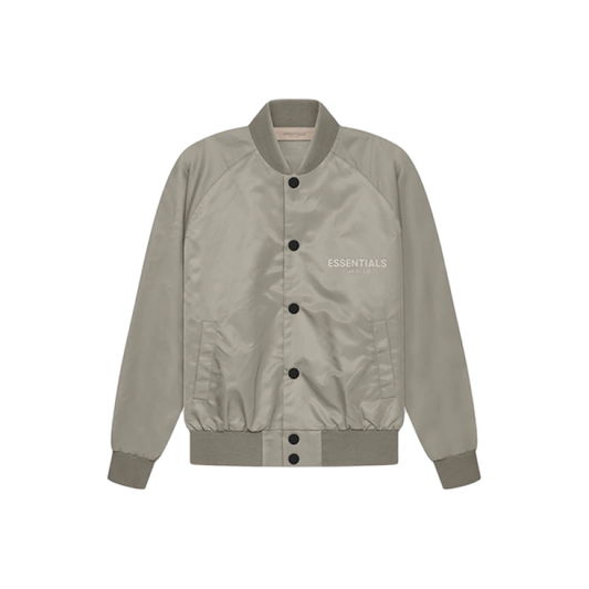 Essentials 22SS flocked logo bomber jacket