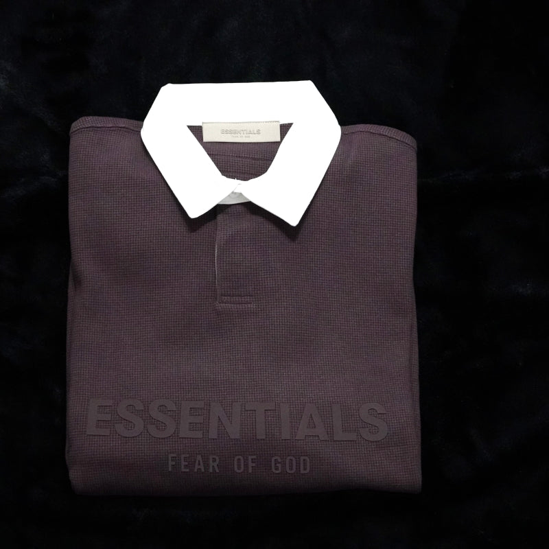 Essentials 23ss 華夫格針織Polo衫