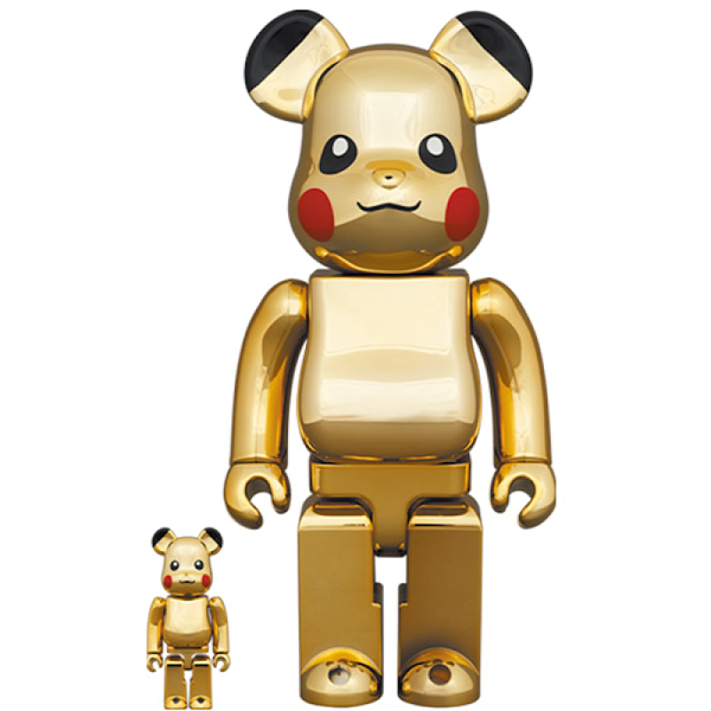 Be@rbrick 皮卡丘 電鍍版