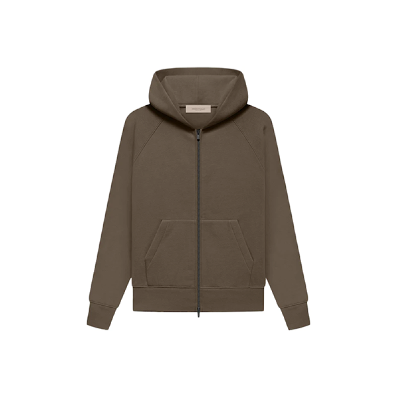 Essentials 22FW flocked logo hooded jacket 