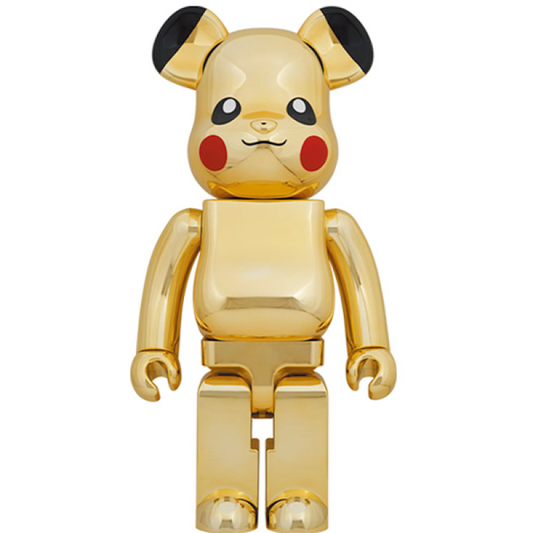 Be@rbrick 皮卡丘 電鍍版