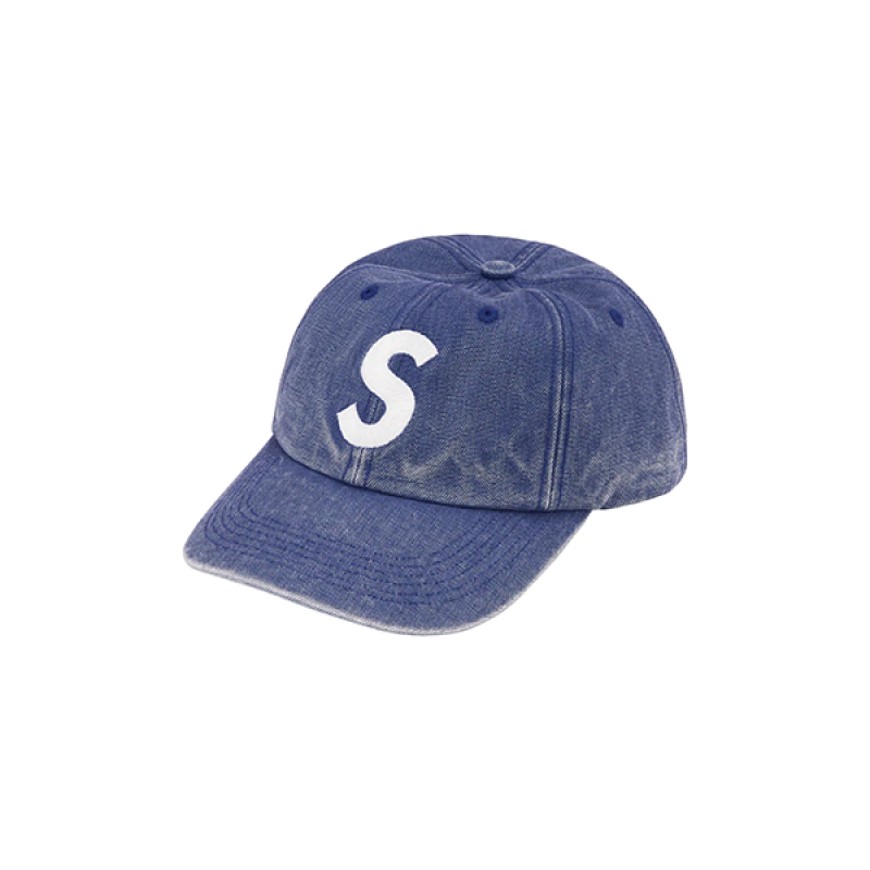 Supreme 水洗做舊 S Logo 老帽