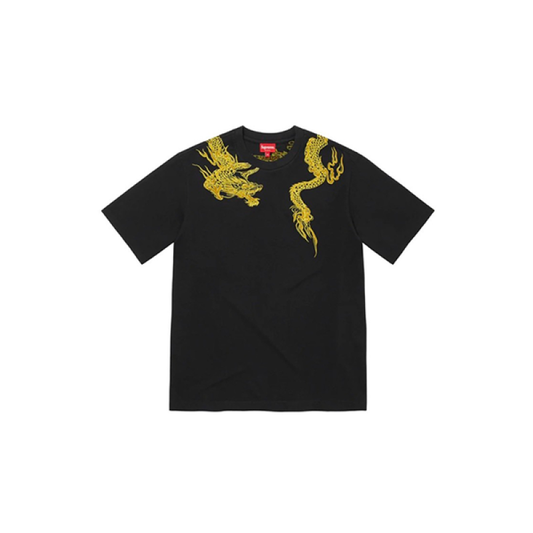 Supreme embroidered dragon pattern short T